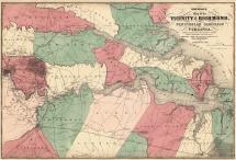 Richmond Vicinity and Peninsular Campaign 1869 24x34